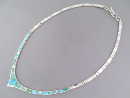 Necklace with Sonoran Gold Turquoise Inlay