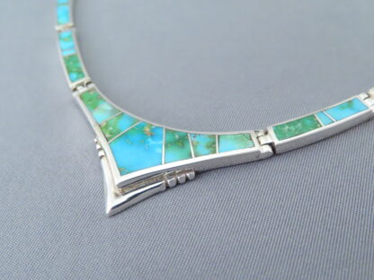 Necklace with Sonoran Gold Turquoise Inlay