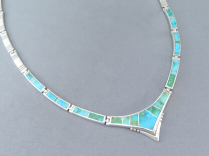 Necklace with Sonoran Gold Turquoise Inlay