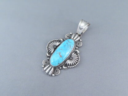 Sterling Silver/Kingman Turquoise Pendant
