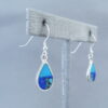 Turquoise & Lapis Inlay ‘Teardrop’ Earrings