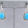 LOVELY Sleeping Beauty Turquoise Earrings by Artie Yellowhorse