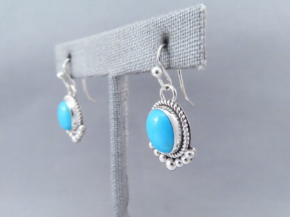 LOVELY Sleeping Beauty Turquoise Earrings by Artie Yellowhorse