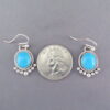 LOVELY Sleeping Beauty Turquoise Earrings by Artie Yellowhorse