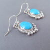 LOVELY Sleeping Beauty Turquoise Earrings by Artie Yellowhorse
