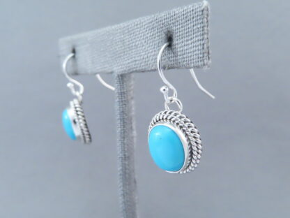 Sleeping Beauty Turquoise Cabachon Earrings