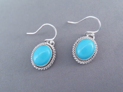 Sleeping Beauty Turquoise Cabachon Earrings