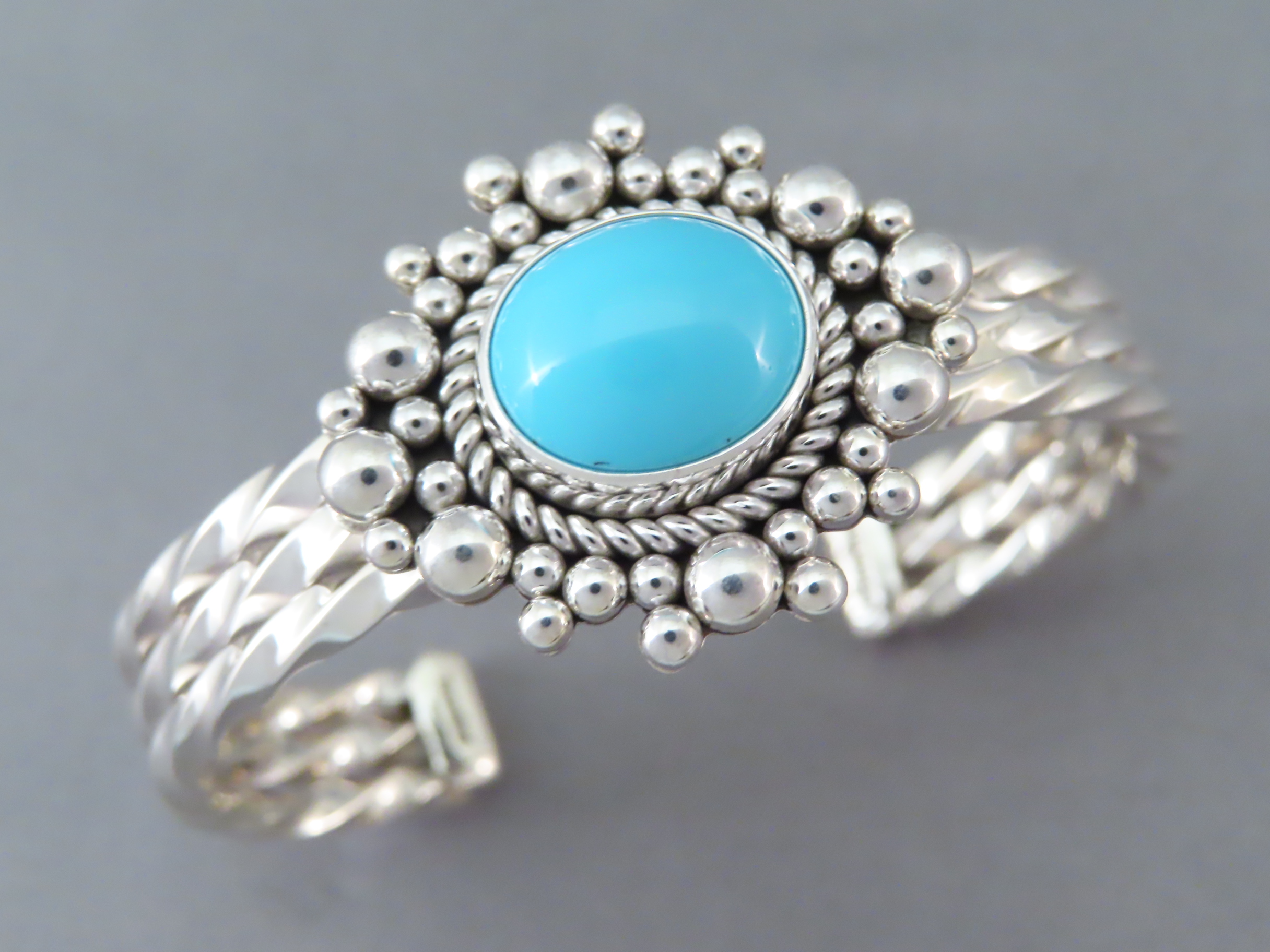 Artie Yellowhorse Sleeping Beauty Turquoise Bracelet