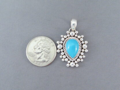 Sleeping Beauty Turquoise Slider by Artie Yellowhorse