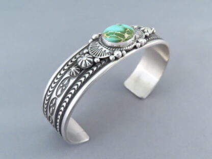 Sterling Silver & Royston Turquoise Bracelet