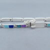 Inlaid Multi-Stone Link Bracelet (smaller)
