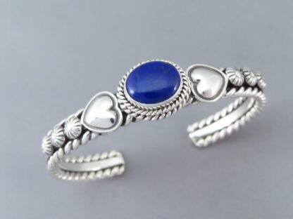 Lapis & Sterling Silver Cuff Bracelet by Artie Yellowhorse