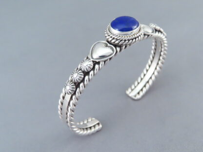 Lapis & Sterling Silver Cuff Bracelet by Artie Yellowhorse
