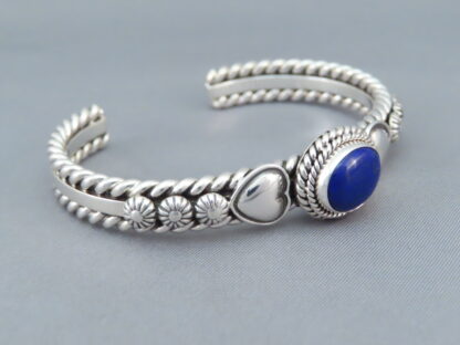 Lapis & Sterling Silver Cuff Bracelet by Artie Yellowhorse