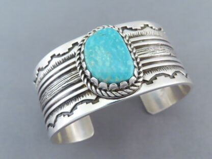 Kingman Turquoise Cuff Bracelet Jewelry