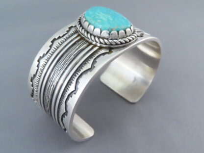 Kingman Turquoise Cuff Bracelet Jewelry