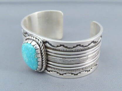 Kingman Turquoise Cuff Bracelet Jewelry