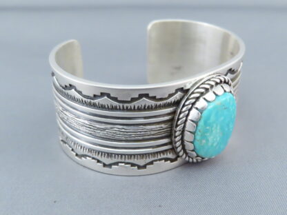 Kingman Turquoise Cuff Bracelet Jewelry