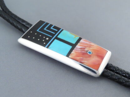 Inlaid Bolo Tie by Jimmy Poyer