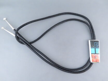 Inlaid Bolo Tie by Jimmy Poyer