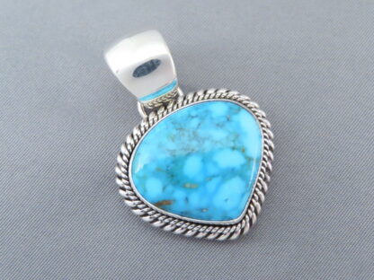 Pendant by Artie Yellowhorse with Kingman Turquoise