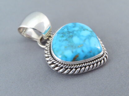 Pendant by Artie Yellowhorse with Kingman Turquoise